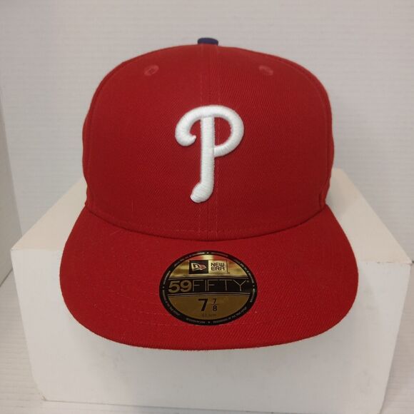 Men's New Era Philadelphia Phillies 59FIFTY "Always Sunny" Frank Red 7 7/8 - Picture 1 of 16